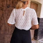 Tweed Shorts In Black - Infinity Raine