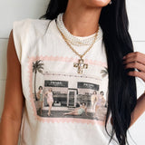Vacation to Marfa Tee In Ivory - Infinity Raine