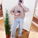 Vervet Super High Rise Cuffed Baggy Wide Jeans In Streamlined - Infinity Raine