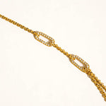 Vion 18k Gold Layered Chain Necklace - Infinity Raine