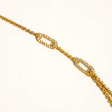 Vion 18k Gold Layered Chain Necklace - Infinity Raine
