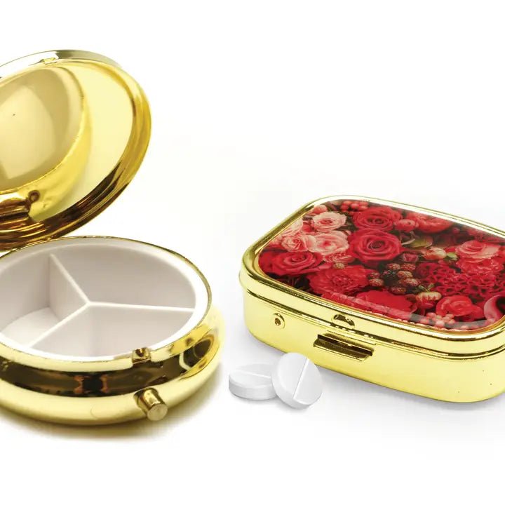 Wellness Keeper Women's Pocket-Sized Pill Case - Infinity Raine