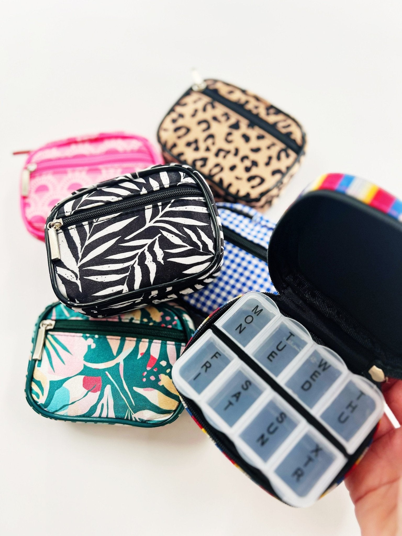 Wellness Keeper Zippered Pill & Vitamin Case-MULTI – Infinity Raine