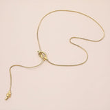 WONA TRADING Jewelry - Necklaces Knotted Lariat Necklace In Gold 58026486