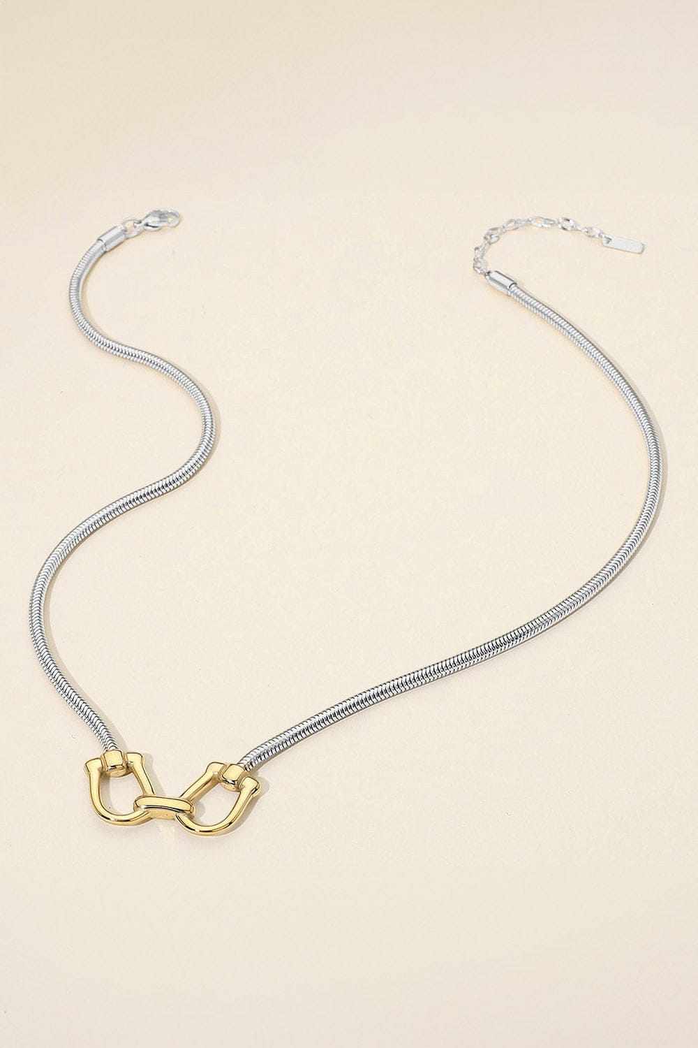 WONA TRADING Jewelry - Necklaces Stainless Steel Two Tone Horse-bit Necklace 55470582