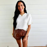 Year-Round Essential Soft Sweater Top with Raglan Sleeves In Ivory - Infinity Raine