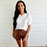 Year-Round Essential Soft Sweater Top with Raglan Sleeves In Ivory - Infinity Raine