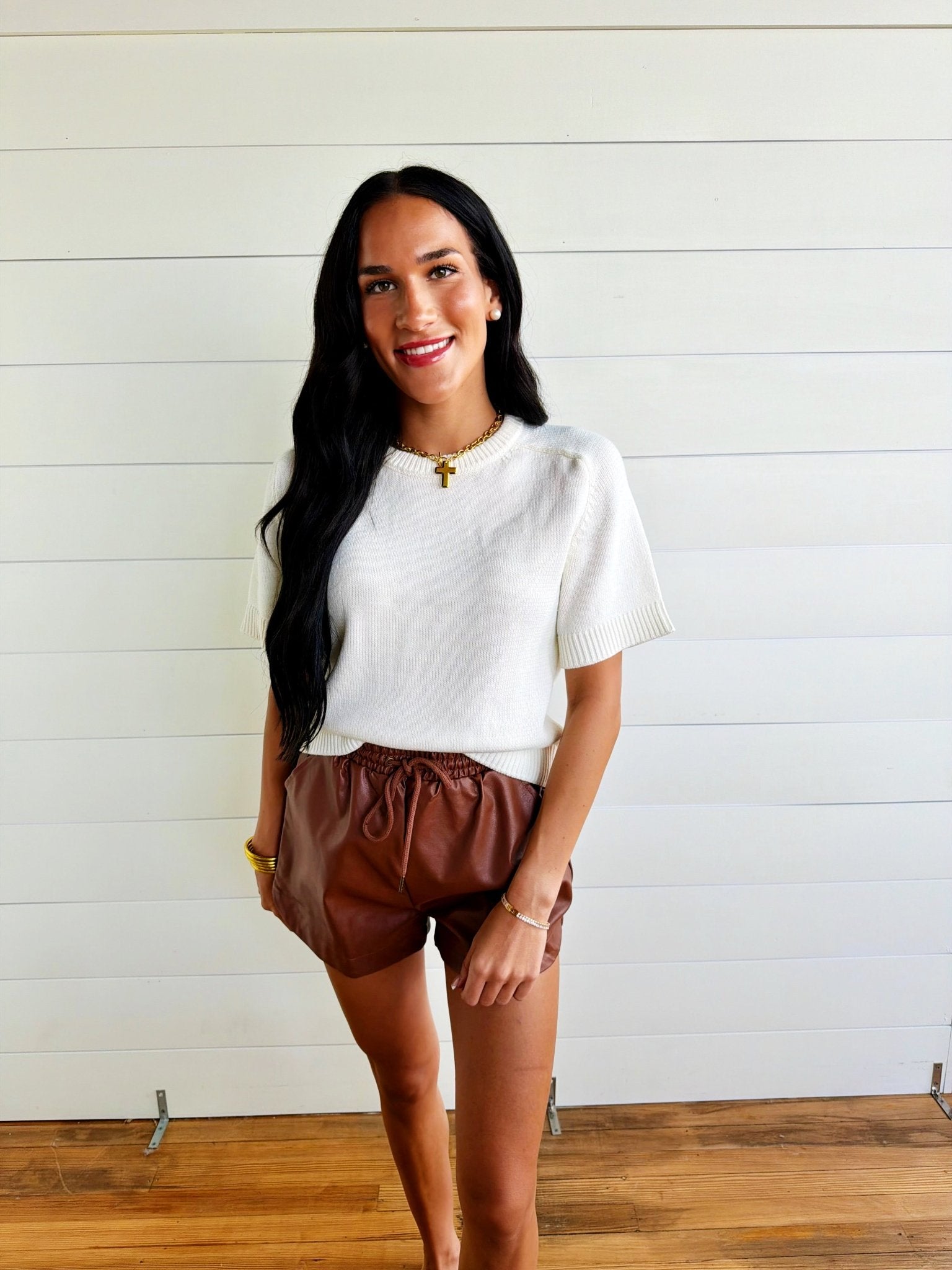 Year-Round Essential Soft Sweater Top with Raglan Sleeves In Ivory - Infinity Raine