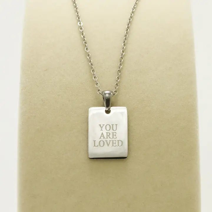 You Are Loved Pendant Necklace - Infinity Raine