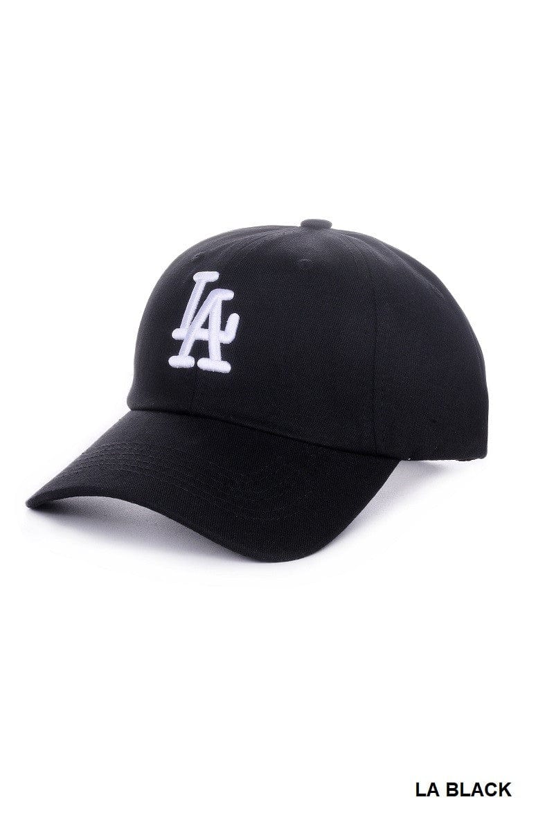 LA City Logo Embroidered Baseball Cap - Infinity Raine